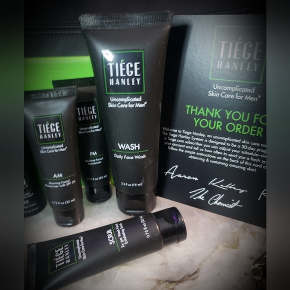 NIB TIE'GE HANGLEY 30 DAY UNCOMPLICATED COMPLETE SKINCARE REGIMEN FOR MEN - Picture 4 of 10